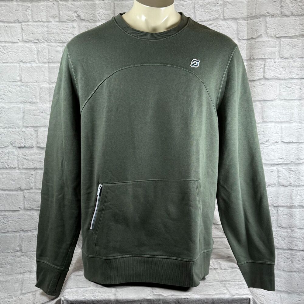 Peleton X FourLaps Sweatshirt Women's XL Zip Pocket Spin Bike Recycled Material